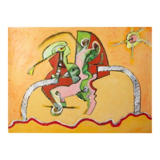 Abstract Acrylic Painting by James L. Bruch For Sale