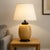Table lamp made entirely of blown Murano glass, with sculptural silhouette and luminous transparencies. Design attributed...