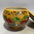Chinoiserie Yellow Ground Raised Enamel Mandarin Duck & Lotus Porcelain Lidded Jar, Chinoiserie Canister For Sale - Image 3 of 8