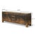 This antique sideboard brings a sense of quiet drama with its wide profile and richly weathered black finish. Crafted from...