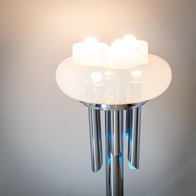 Tubular Floor Lamp, attr. to Carlo Nason, Italy Mid-20th Century For Sale - Image 13 of 18