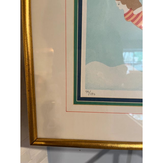 Mid 20th Century Oku Shigeo Okumura Lithograph Signed & Numbered For Sale - Image 9 of 12