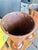Antique Arts & Crafts Riveted Copper Trumpet Vases Pair Joseph Heinrichs Benedict Art Studio Attr. For Sale - Image 9 of 14
