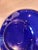 Set of Seven Cobalt Blue Glass Cups and Saucers For Sale - Image 10 of 10