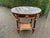 Late 20th French Louis XVI Mahogany Marble Bronze Side Table For Sale - Image 9 of 13