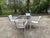 1960s Richard Schultz for Knoll 1966 Collection Outdoor Dining Table & 4 Chairs For Sale - Image 5 of 8