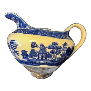 Vintage Blue Willow Gravy Boat For Sale