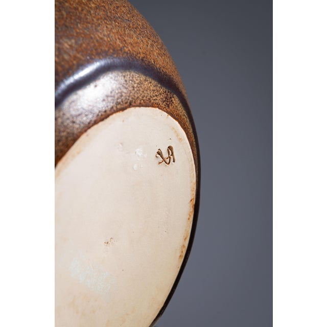 Mid-Century Modern Glazed Ceramic Vase, 1970s For Sale - Image 6 of 9