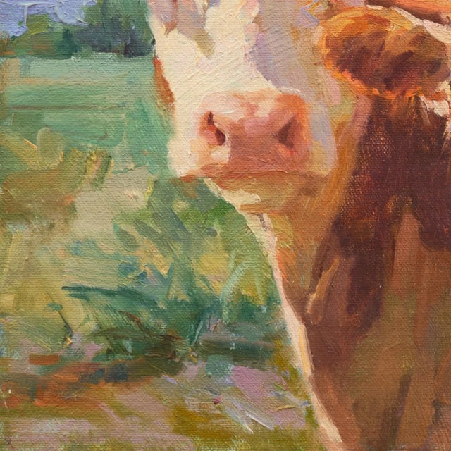 1990s 'A Curious Pair' by Mary Beth Schwark, New Mexico Woman Artist, Oil Painters of America, Michigan For Sale - Image 5 of 8