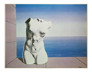 1972 After Rene Magritte, "Objective Stimulation" Original Photogravure