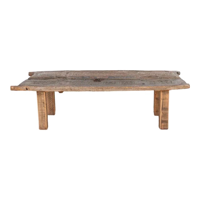 Rare Swat Valley Carved Coffee Table For Sale