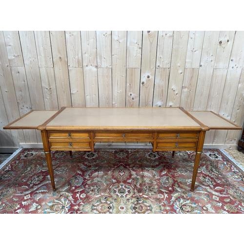 Large Louis XVI Style Flat Desk For Sale - Image 13 of 13
