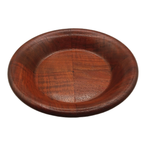 Vintage 1960s Walnut Wood Serving Dish