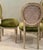Set of Four Baker Louis XVI Painted Salon Chairs in Scalamandré Upcountry Velvet For Sale - Image 11 of 12
