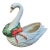 Christmas Pottery Wreath Ribbon Swan Vase For Sale