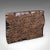 This is an antique fabric printing block. An English, carved brass on hardwood wallpaper printer's stamp, dating to the...