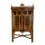 Burton Ching Chippendale Fruitwood Display Cabinet For Sale