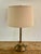 Traditionally styled Chelsea table lamp by Pottery Barn features a weighted foundation and telescoping design. Antique...