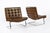 Pair Vintage Brown Tugendhat Lounge Chairs by Mies Van Der Rohe for Knoll 1960s For Sale - Image 17 of 17