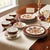 Bring an opulent, maximalist elegance to your dining table with this striking 20-piece porcelain dinnerware set....