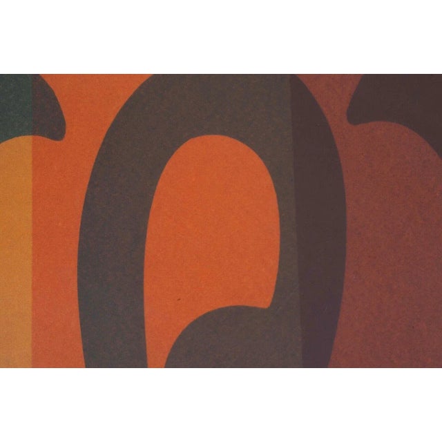 Max Shaye Procession Signed Abstract Retro Op Art Silkscreen 33/39 Framed 1970s For Sale In Detroit - Image 6 of 12