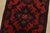 Turkmen Runner 1’10” X 4’9” Red Wool Tribal Hand-Knotted Oriental Rug For Sale - Image 4 of 9