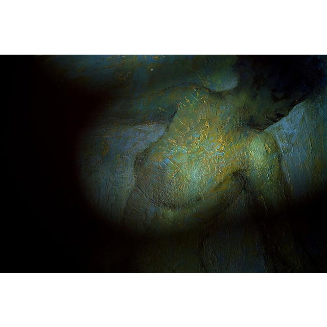 Renato Criscuolo, Verdi Vibrazioni, Nude, Oil on Canvas For Sale - Image 6 of 9