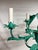 Metal Vintage 1970s Italian Tole Chandelier With Verdigris Finish, Five Arms For Sale - Image 7 of 12