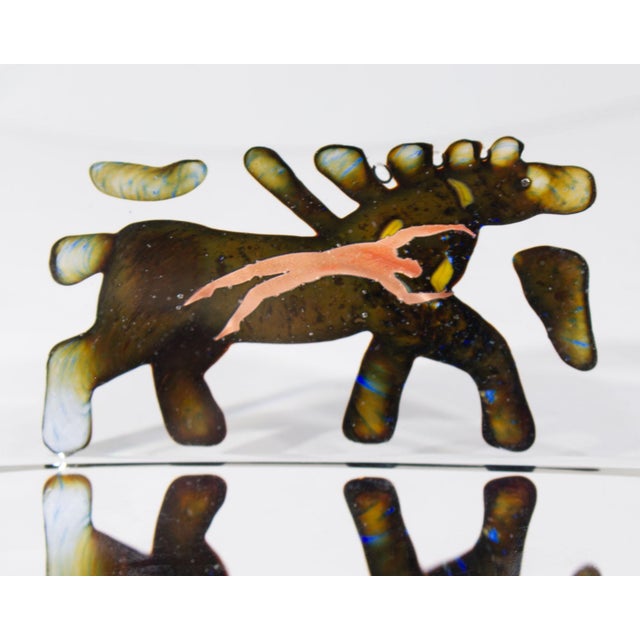 Contemporary Bertil Vallien Kosta Boda “Pegasus” Viewpoints Series Sculpture For Sale - Image 3 of 9