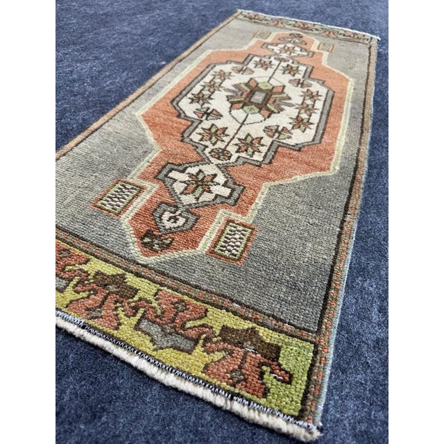 Early 21st Century Turkish Yastik Rug 1'4" x 3'3" For Sale - Image 5 of 5