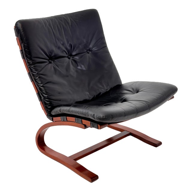Mid-Century Modern Kangu Lounge Chair by Elsa Solheim and Nordahl Solheim for Rybo, 1970s For Sale