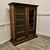 19th Century Carved Oak Glazed Bookcase, 1890s For Sale - Image 4 of 10