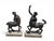 Metal Patinated Centaur Sculptures, Bronzes on Marble Bases, Early 20th Century, Set of 2 For Sale - Image 7 of 14