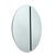 Contemporary Modern Minimalist Split Circle Wall Mirror With Black Center For Sale - Image 3 of 11
