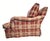 English Set of 2 Attributed to Baker Furniture Oversized Club Chairs in Mornas Plaid by Brunschwig & Fils For Sale - Image 3 of 6