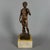 Sculpture of David in Bronzed Metal on Marble Base after Michelangelo, 20th Century For Sale - Image 5 of 13