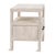 White Wash Single Drawer Modern Farmhouse Nightstand For Sale - Image 4 of 10
