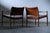 Mid-Century Modern Premier 69 Armchairs in Oak and Cognac Leather by Per-Olof Scotte for Mobel Ikea, 1960s, Set of 2 For Sale - Image 3 of 18