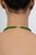 Early 21st Century Style Artisan 131 Ct Vibrant Green Jade Round Beaded Strand Necklace, 17" For Sale - Image 9 of 15