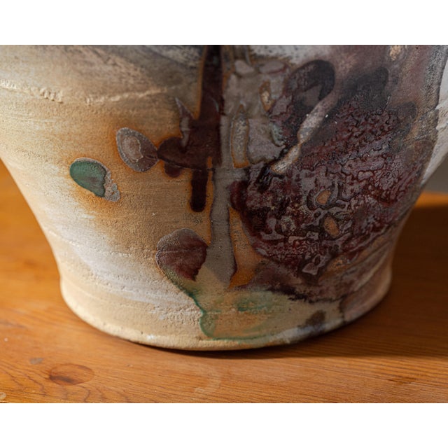 Monumental Sculptural Studio Pottery Vessel, Attributed to Rodney Mott For Sale - Image 9 of 17
