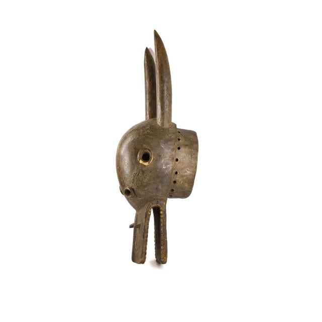 African Early 20th Century Senufo Firespitter Helmet Mask Côte d'Ivoire For Sale - Image 3 of 6