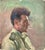 Oil Portrait Painting, Ukrainian Art, 1961 For Sale