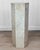 1970s Vintage Postmodern Italian Travertine Marbled Plant Stand Pedestal For Sale - Image 5 of 9