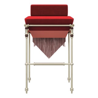 Seraphine Chair with Fringes by Ottiu For Sale