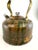 Early 20th Century Antique Copper Tea Kettle With Blue & White Porcelain Handle and Finial For Sale - Image 5 of 10