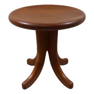 Danish Teak Stool, 1970s For Sale