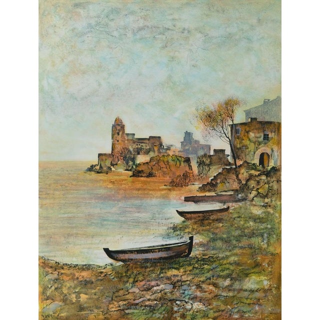Antonio Rivera (1932) The Old Lighthouse Original color lithograph Signed in pencil Limited edition of 250 copies (this is...