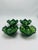 Mediterranean Set of Four Leaf Bowls With Feet For Sale - Image 3 of 10