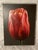 Contemporary Art Tulip # 2 Painted in Bright Dramatic Pink For Sale - Image 9 of 11