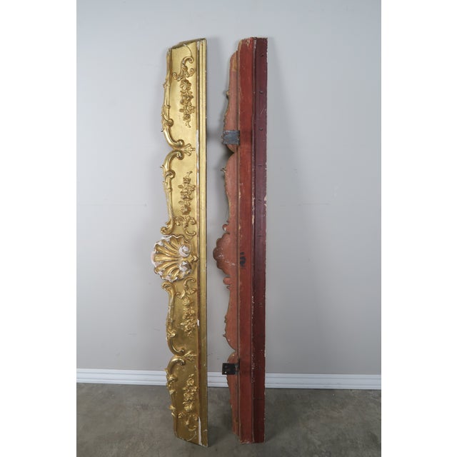 19th Century 19th C. French Gilt Wood Carvings For Sale - Image 5 of 7